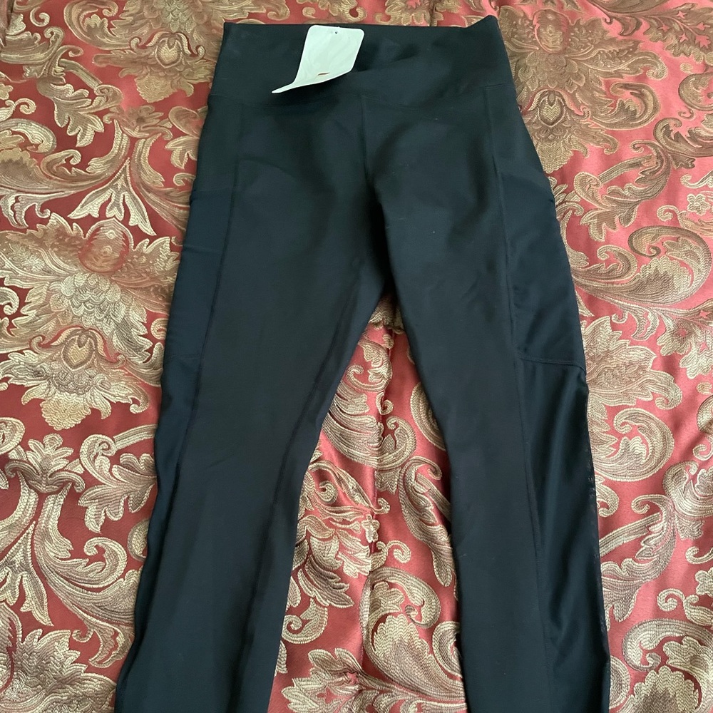 Fabletics mila mesh black leggings